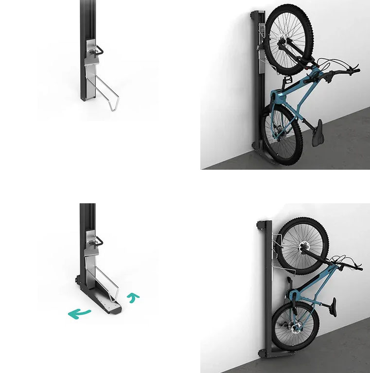 Rozdiel medzi štandardnou a otočnou verziou BikeLiftu