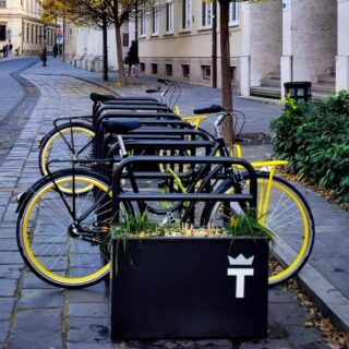 Stojan na bicykle typu opačné U - účko - Trnava